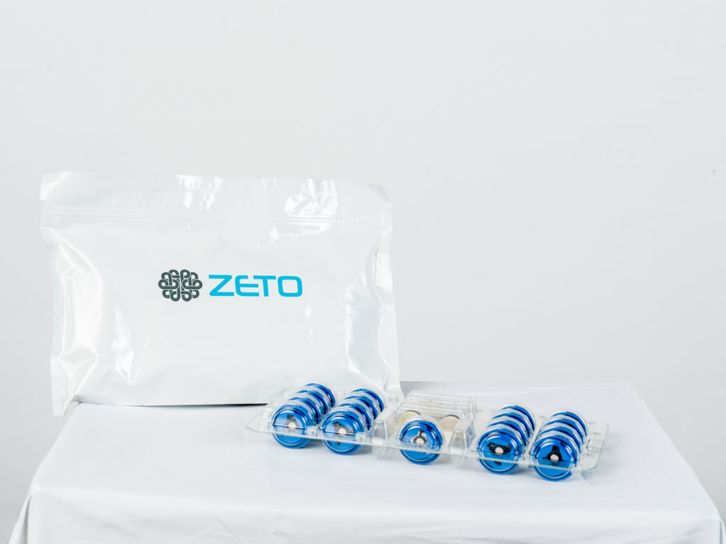 Zeto ONE - Single Patient Electrode Set - 20 x Zeto Soft Flex Electrodes - 3 Flat, 17 Flex - SHORT TERM USAGE